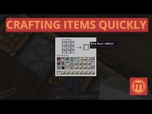 How to Easily Craft Items Into Blocks In Minecraft (Best for Iron and Gold Farms)