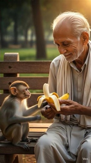 #ek गांव में #दादा जी और एक #बंदर की #कहानी #(monkey and grand father story)
