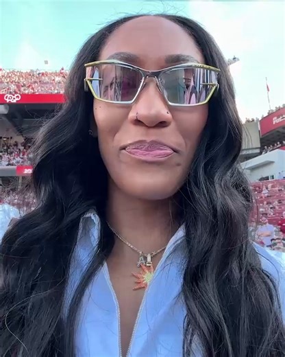 WNBA champ A'ja Wilson in the house‼️ Watch Alabama-South Carolina NOW on ABC and the ESPN App 🍿 South Carolina Women's Basketball | Gamecock Football | SEC Network