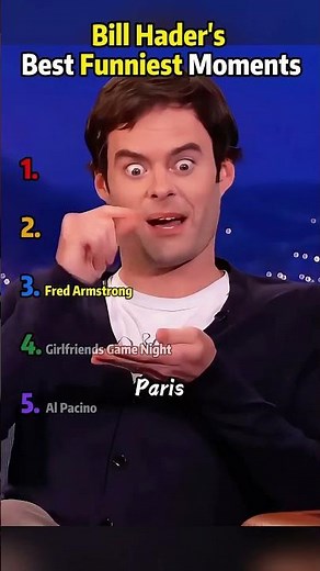 Bill Hader's Best Funniest Moments