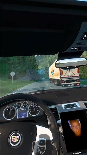 Euro Truck Simulator 2 Ultra Realista #66 | Mod Cadillac ESV | #shorts #ets2 #vr #quest3 #pov #truck
