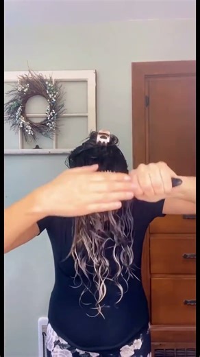 Curly Hair Transformation Using Flip Section Method #curlyhairtutorial