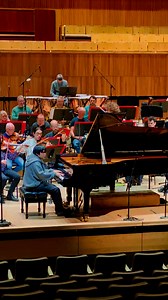 🎼We're in the final rehearsal for tonight's concert with Nobuyuki Tsujii! Come to the Royal Festival Hall at 7.30pm to listen to Chopin's Piano Concerto No. 1 in full. Last tickets – selling fast! https://philharmonia.co.uk/whats-on/nobuyuki-tsujii-plays-chopin/ | Philharmonia Orchestra