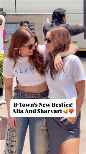Alia And Sharvari Promote #alphamovie In Delhi🎬😍 #aliabhatt #alpha #sharvariwagh #bollywood