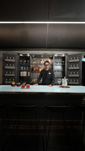 Officine Gullo on Instagram: "We believe in bespoke solutions, whether it’s a fully equipped home bar with wine coolers, ice makers, and sinks, or compact versions like the bar cart and mixology zones, each module is designed to adapt to your space, your taste, and your lifestyle. The Bar & Lounge Collection is all about defining the atmosphere, the experience, and the ritual of gathering. #OfficineGullo #Bar&Lounge"