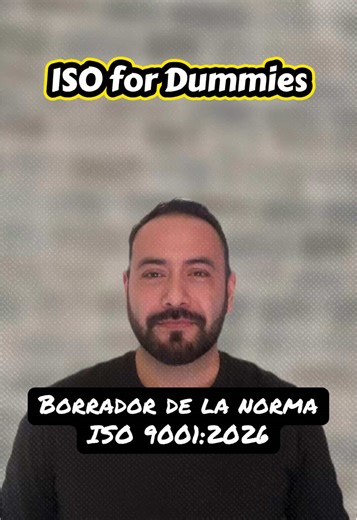 ISO 9001:2026 sigue en borrador, sí. Pero ya está diciendo algo muy claro. No más riesgos de adorno. No más partes interesadas en lista del súper. No más cambios improvisados. No más conocimiento que se va con el que renuncia. La estructura no cambia. Lo que cambia es la exigencia de pensar. Si tu sistema es real, esto no asusta. Si tu sistema es teatro, el telón ya se está cayendo. #iso4dummies #isolovers #ISO9001 #Calidad #Auditoría @ISO