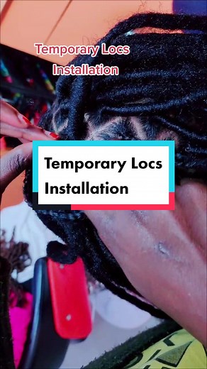 How do you Install your temporary locs? Here's a protective temporary locs Installation method. The hair is less damaged when it's time for take out. It's very easy to remove after months of having them. This Installation method is way better and easy. #lizzi653 #temporarylocs #artificiallocs #hairstyle #fluffykinkyhair