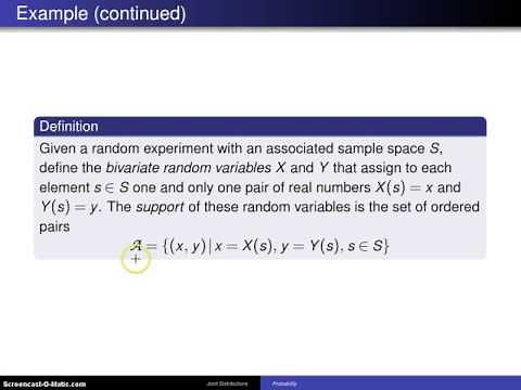 Bivariate distribution definition