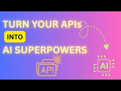 Repurpose your existing APIs for the AI era — without rebuilding anything.