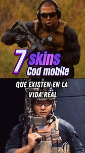 392K views · 17K reactions | Top 7 Skins de COD MOBILE que existen en la vida real | JonaJb | Facebook