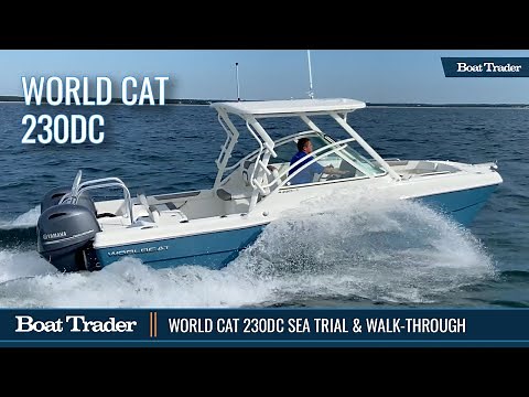 World Cat 230DC Dual Console Video Sea Trial & Walk-Through