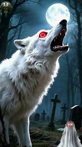 Scary Wolf Howling at Night - Terrifying Horror Sounds - Wolf ASMR for Deep Sleep‼️