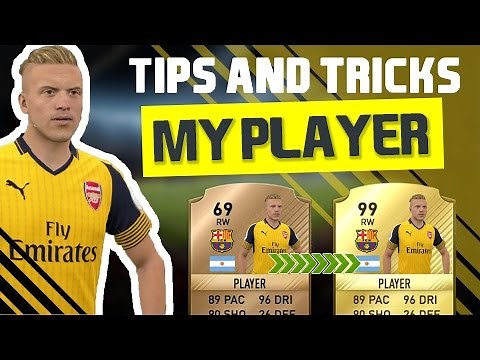 FIFA 17 PLAYER CAREER MODE - HOW TO BECOME A 90 RATED PLAYER (FAST AND EASY)