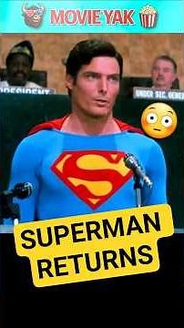 SUPERMAN 4: Why Christopher Reeve Returned. #superman #behindthescenes #shorts