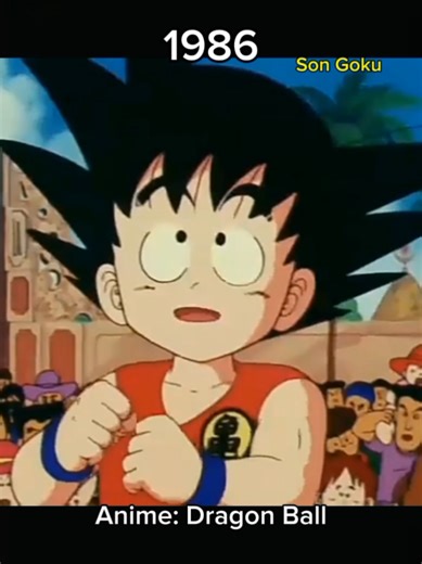 Son Goku 1986 vs 2025 Anime: Dragon Ball #dragonball #dragonballdaima #dragonball1986 #songoku #goku