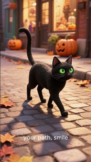 “Why Black Cats Are Halloween’s Magical Mascots 🐈‍⬛🎃 | Fun Halloween Fact”