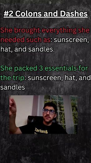 SAT/ACT Grammar Rule #2: Dashes and Colons| August SAT Prep | #shorts #SAT #ACT