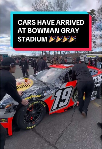 NASCAR Clash Car Arrivals at Bowman Gray Stadium