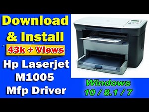 how to install hp laserjet m1005 mfp in windows 7 | how to install hp laserjet m1005 mfp windows 10