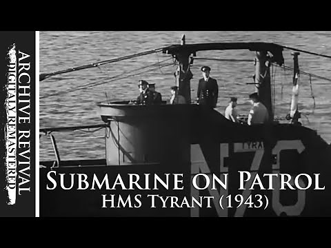 Submarine On Patrol | Royal Navy Propaganda (1943)
