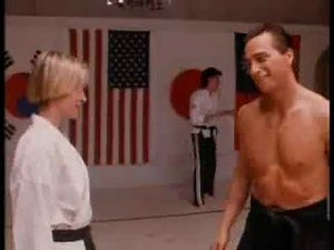Cynthia Rothrock vs Man Taekwondo Scene