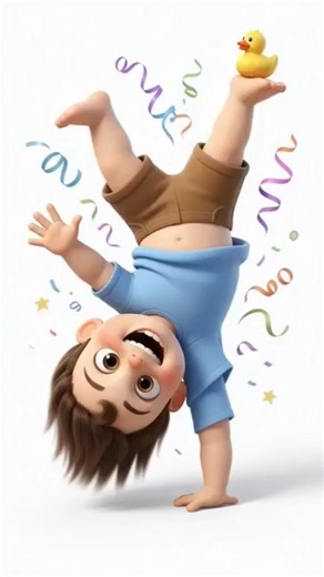 Kids Free Hand Backflip #kids #adventure #cartoon #cartoons