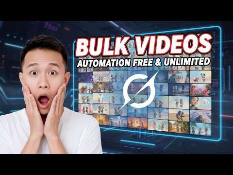 Bikin Ratusan Video AI Sekali Klik?! Automation Gratis & Unlimited (2026)