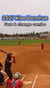 11K views · 176 reactions | Absolutely gorgeous fast and change combo from 2027 @kloeann0013 who is out pitching at PGF nationals! That changeup is so deceptive and that slight drop curve movement makes it even harder to adjust to Great job Kloe!! . . . . . #fastpitchpower #fastpitch #softball #softballpitching #forearmfire #whip #onlinetraining #pitchingdrills #pitching | Fastpitch Power | Facebook
