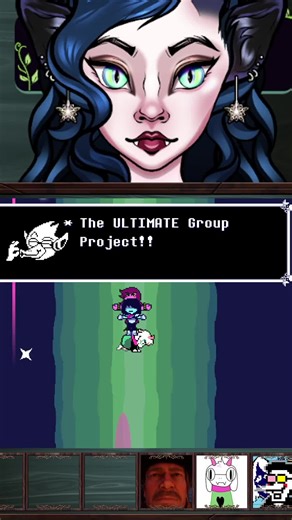 The Ultimate Group Project | #8bitdesign on #Twitch #ultimategroupproject #queenfight #deltarune