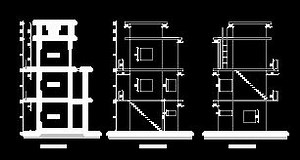 overhead water tank autocad drawing | OHT drawings