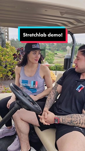 Stretchlab Encino visits Braemar Country club! ⛳️ 3 great stretches rotational athlete #1on1stretch #SLE #flexologist