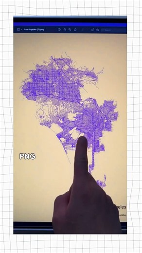 Карта города: создай постер из дорог и скачай в PNG