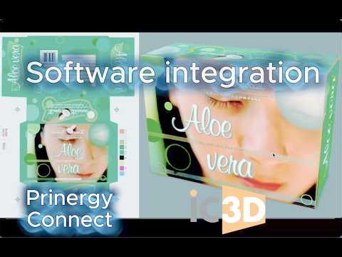 Prepress software integration Prinergy and IC3D