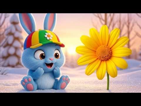 Spring is Coming! 🌸 Bunny Finds the First Flower | Kids Cartoon