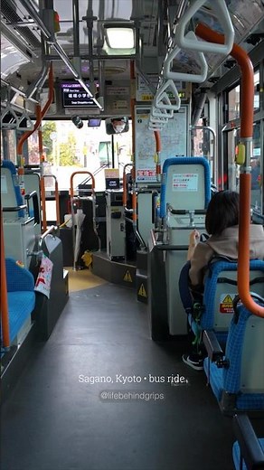 Kyoto’s Scenic Sagano Bus Ride | Relaxing Japan Travel Ambience 🇯🇵 #travelshorts #japan #explore