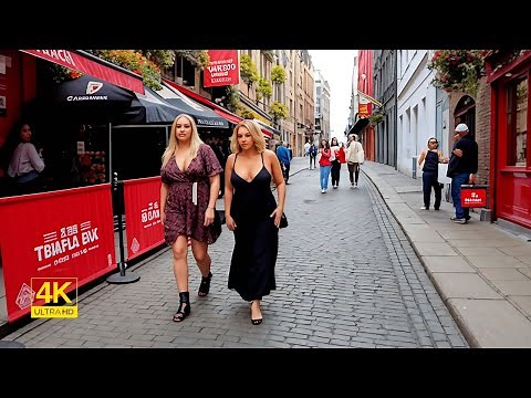 🇮🇪 DUBLIN IRELAND WALKING TOUR 4K 60FPS HDR (▶︎45min)