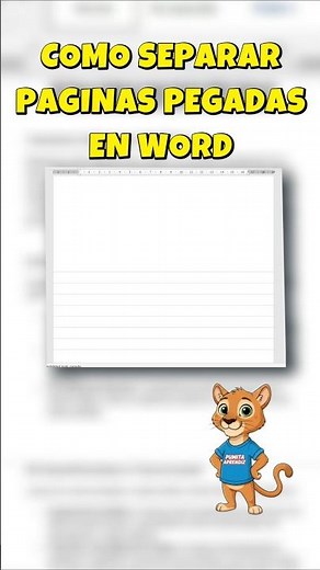Como separar paginas en Word #unah #fypシ #tutorial #word