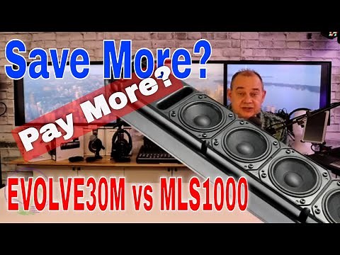 Portable Line Array vs Column Array EV Evolve-30M vs Harbinger MLS-1000
