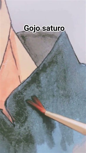 gojo satoru #anime #art #inking #drawing #letsgetto100subs #jujutsukaisen #gojo #gojosaturo