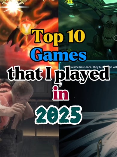 Ranking My Top 10 Favorite Games for 2025