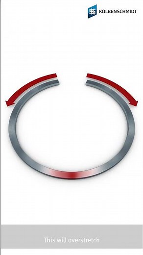 Fitting piston rings correctly | Special tool🔧 #shorts