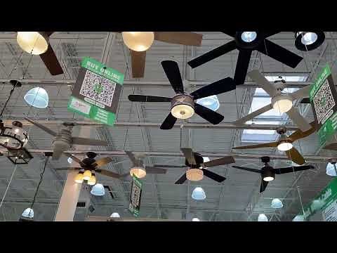 2025 Menards Ceiling Fan Display Tour!