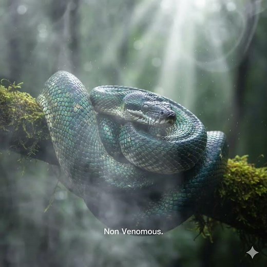 Sanca Bibir Putih: Ular Papua Bertubuh Pelangi! 🌈