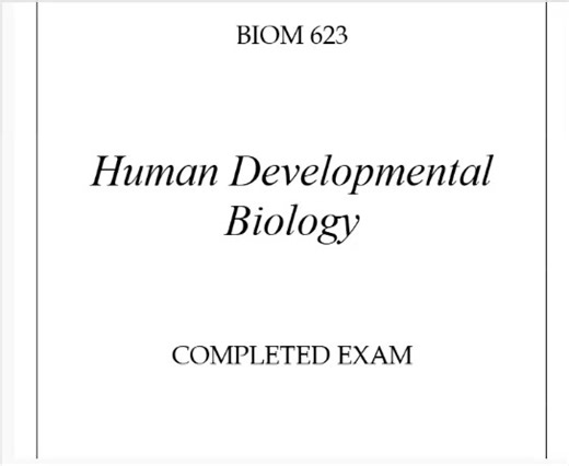 Nurse Jess on Instagram: "BIOM 623 Human Developmental Biology COMPLETED EXAM 2026 (Complete And Verified Study material) (12pages) LEARNEXAMS What is gametogenesis and what are the two types of gametogenesis in animals? - Gametogenesis is a biological process by which diploid or haploid precursor cells undergo cell division and differentiation to form mature haploid gametes. The two types of gametogenesis in animals are spermatogenesis (the production of sperm) and oogenesis (the production of