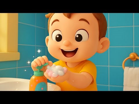 Wash Your Hands Song for Kids | Clean Hands Hygiene Rhyme | 3D Animated Cartoon