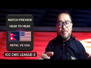Nepal vs Usa Match Preview | Head to Head | Icc Cwc League 2 | Cricfoot Nepal