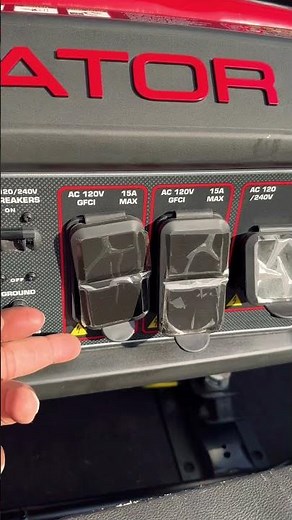 Predator 4375 Predator 4375 Generator 212 cc Gas Engine GFCI generator.