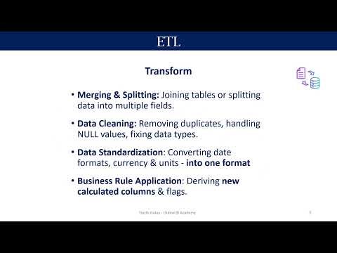 ETL בפרויקט BI