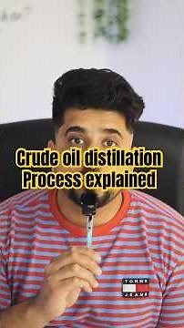 Crude Oil Distillation Explained | How Petrol, Diesel & Jet Fuel Are Made 🛢️ #crudeoil #oilcrisis
