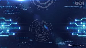 technology blue dynamic background ae template Video